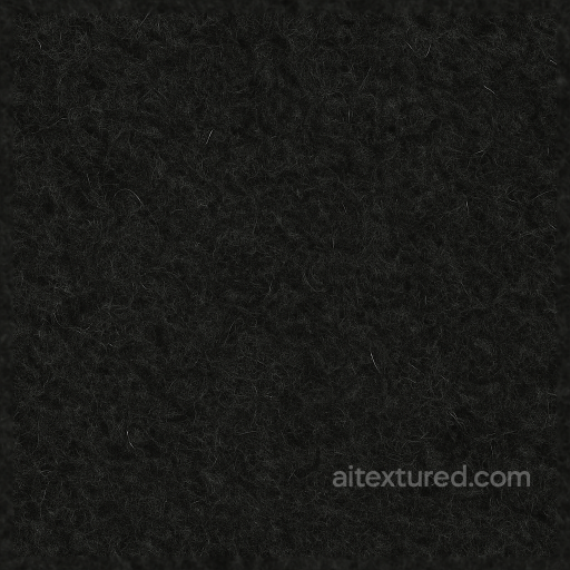 Black Wool Wool Felt Looped Wool Wool Pile Wool Fuzz seamless Wool PBR texture
