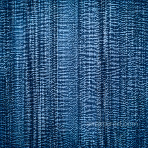 Cracked Denim Fabric PBR Texture in Deep Blue with Linear Fractures seamless Denim jeans PBR texture