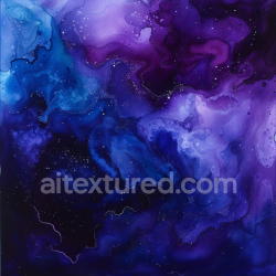 seamless Seamless 3D Alcohol Ink PBR Texture Featuring Navy and Purple Fluid Waves texture 8k free download PBR