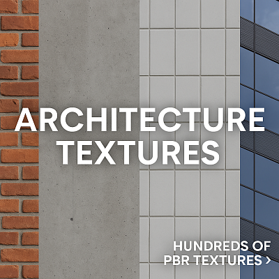 Architecture Textures – Seamless PBR Materials for Walls, Facades, Floors & Urban Surfaces