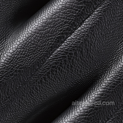 Black Crocodile Embossed Leather Texture with Glossy Finish seamless Leather PBR texture