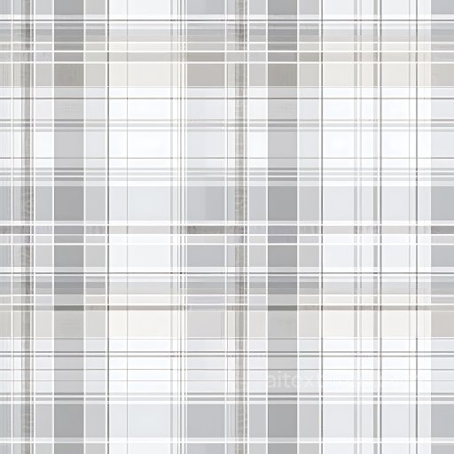 Seamless 3D PBR light gray and white fine plaid fabric texture texture preview