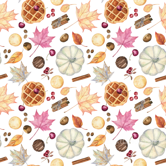Featuring Autumn Leaves and Warm Seasonal Treats Autumn Leaves texture preview