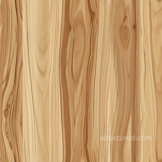 Hickory Wood PBR Texture Featuring Natural Grain and Knots Wood texture preview