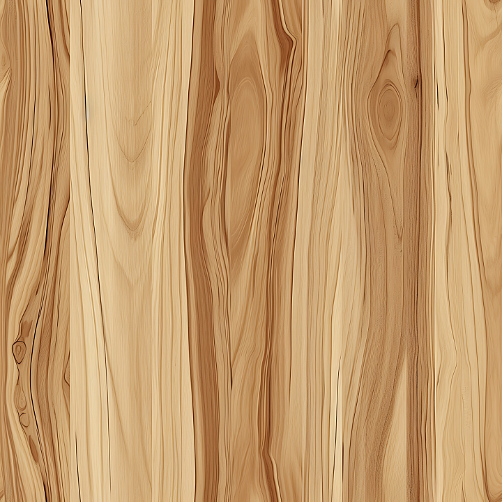 Hickory Wood Featuring Natural Grain and Knots seamless PBR texture preview