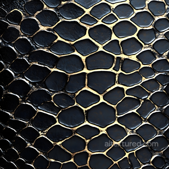 Dark Reptilian Skin Seamless Texture with Glossy Organic Scale Pattern Skin texture preview