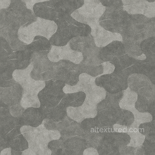 Snow Camo Fabric With Camouflage Paint Scratches And Dull Finish seamless Camouflage PBR texture