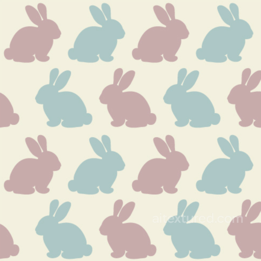 Featuring Pastel Easter Bunny Silhouettes seamless All Easter Digital paper PBR texture