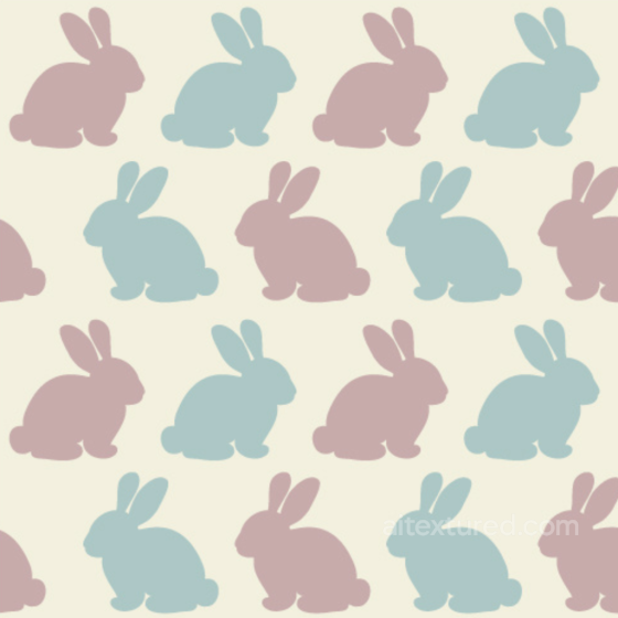 Featuring Pastel Easter Bunny Silhouettes All Easter Digital paper texture preview