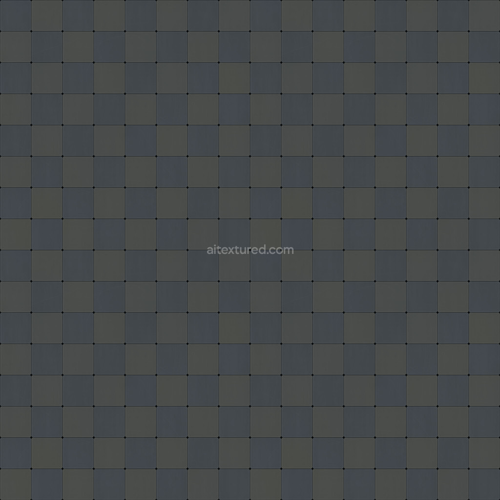Seamless metal plates PBR texture for 3D design