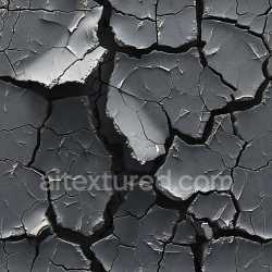 seamless Seamless 3D PBR Texture of Cracked Dry Earth with Deep Fissures and Jagged Edges texture 8k free download PBR