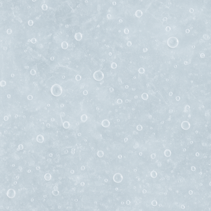 Translucent Ice With Ice Bubbles And Frozen Bubbles Effect seamless PBR texture preview