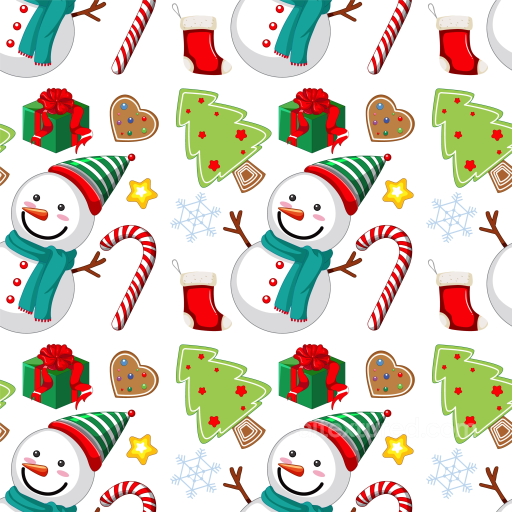 Featuring Playful Christmas Digital Paper Pattern seamless All Christmas Digital paper PBR texture