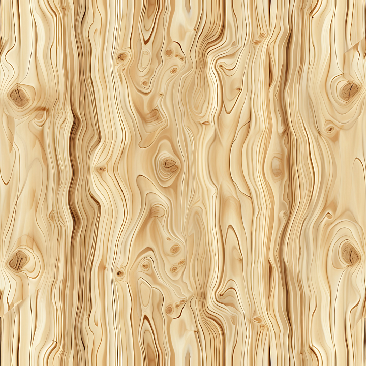 Light Pine Wood Planks with Distinctive Knots and Grain seamless PBR texture preview