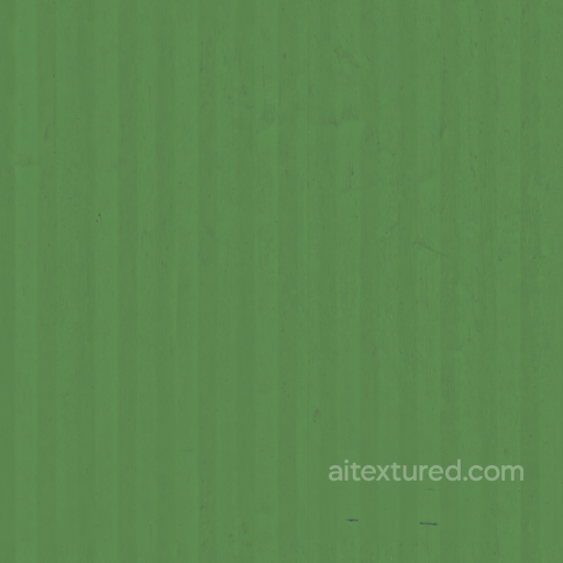 Metal Container - Container Side Battered Green Industrial seamless Metal PBR texture