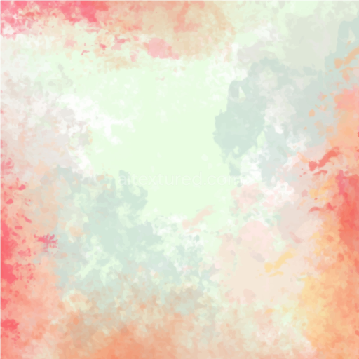 Seamless 3D PBR Watercolor Texture with Soft Blended Pastel Hues