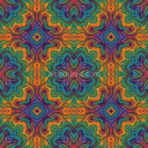 Seamless 3d texture pbr 8k sparkle prismatic chromatic holographic kaleidoscopic psychedelic vibrant muted monochrome duotone triadic