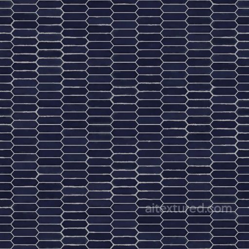 Elongated Diamond Ceramic Tiles | Free PBR seamless Tile PBR texture