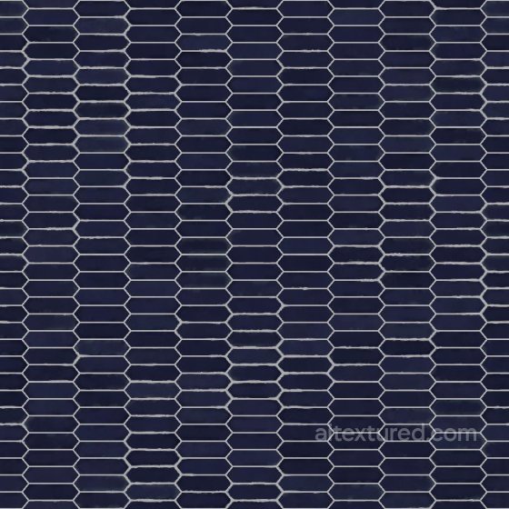 Elongated Diamond Ceramic Tiles | Free PBR Tile texture preview