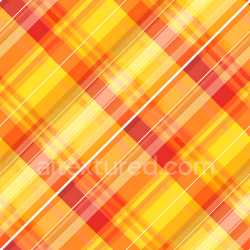 seamless Seamless 3D PBR Texture of Vibrant Orange and Yellow Plaid Fabric Pattern texture 8k free download PBR