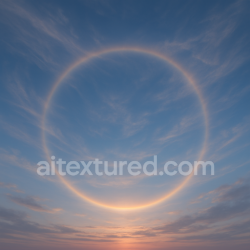 seamless Seamless 8k PBR 3d texture of twilight sky with sun halo and soft cirrus clouds texture 8k free download PBR