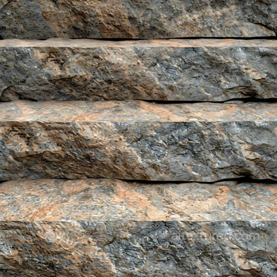 Layered Rocky Cliff Stone Seamless Texture with Natural Weathering and Earthy Tones Stone texture preview