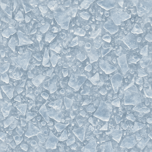 Showing Ice Shards With Frozen Droplets And Icy Sheen seamless Ice PBR texture