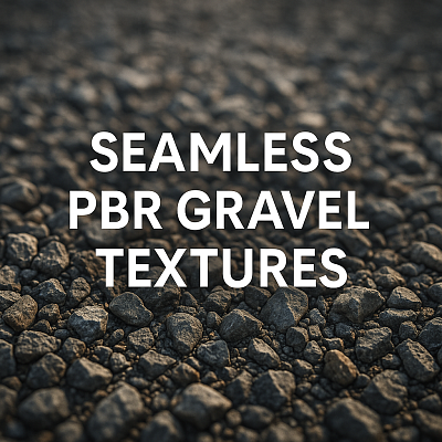 Seamless PBR Gravel Textures – Realistic Ground Surfaces for 3D Environments
