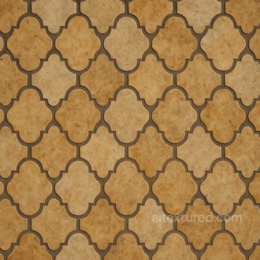 Moroccan Arabesque Repeating seamless Patterns PBR texture