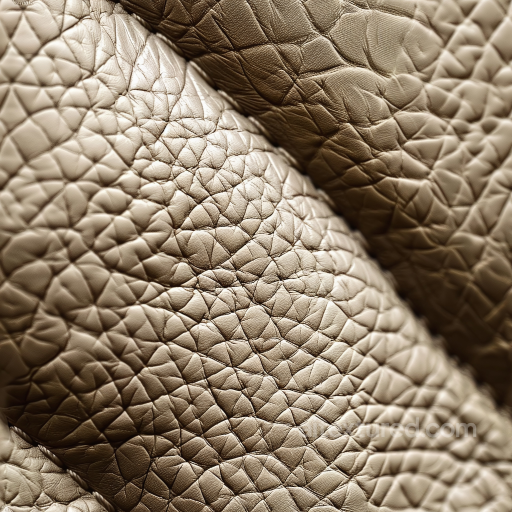 aged brown leather PBR texture with wrinkled grain and soft folds seamless Leather PBR texture
