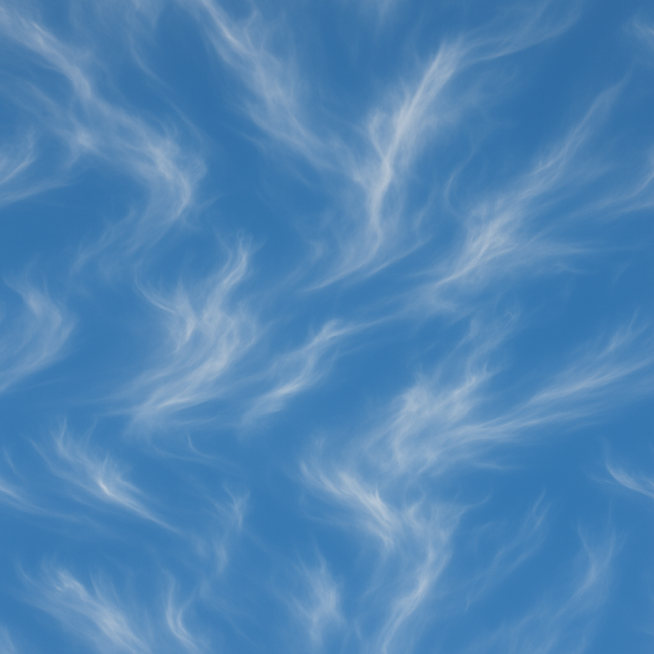 Clear Cirrus seamless PBR texture preview