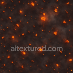 seamless Seamless 3d texture pbr 8k hot embers with fire embers glow and smoke puff texture 8k free download PBR