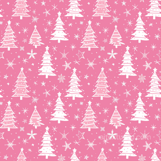 All Christmas Digital paper Texture of Pink Christmas Digital Paper with White Trees and… All Christmas Digital paper texture preview