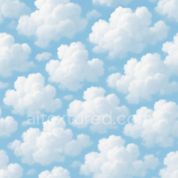 seamless Fluffy Cumulus Seamless Texture texture 1024x1024 free download PBR