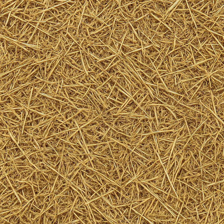 Loose Farm Hay seamless PBR texture preview