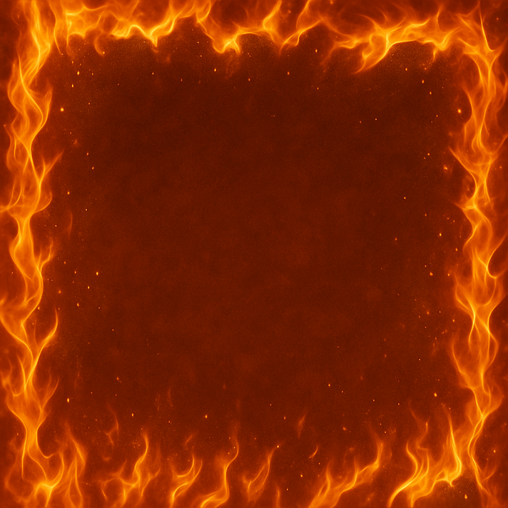 Flaming Edges And Fire Flicker Surface seamless PBR texture preview