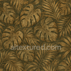 seamless Weathered Tropical Leaves Texture Seamless 1024X1024 texture 1024x1024 free download PBR