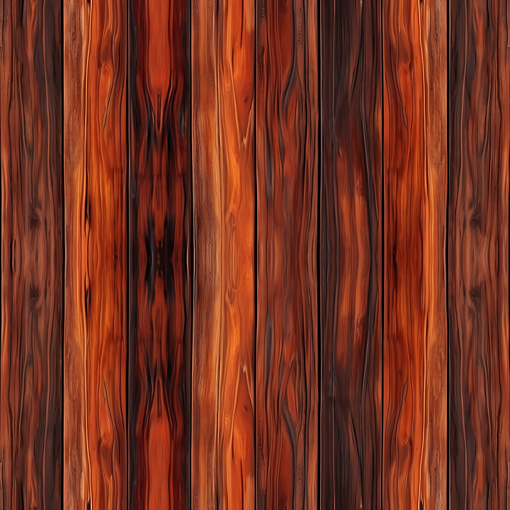 Rich Mahogany Wood Panels with Natural Grain seamless PBR texture preview