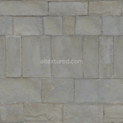 Bricks Seamless Pbr Tileable Texture Concrete Weathered Gray Stone Rough