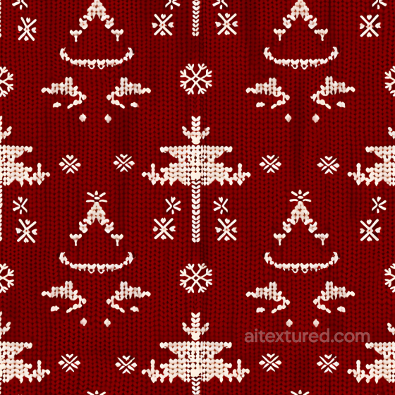 All Christmas Digital paper Texture of Red Knitted Christmas Sweater Pattern All Christmas Digital paper texture preview
