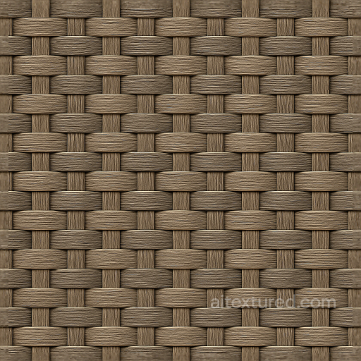 Plastic Weave Furniture Surface With Earth Tones And Matte Finish seamless Furniture Plastic PBR texture