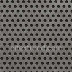 seamless Perforated Metal Sheet Round Holes texture 8k free download PBR