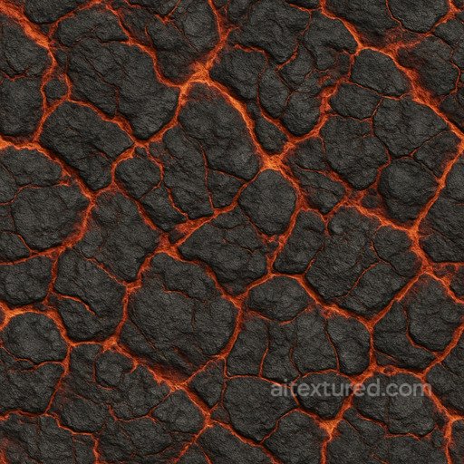 Ancient Magma Texture seamless Lava PBR texture