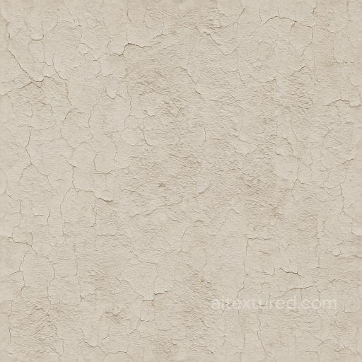 Distressed Cracked Paint Stucco Wallpaper With Embossed Plaster Texture Finish seamless Wallpaper PBR texture