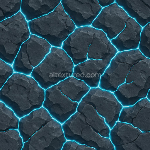 Futuristic Volcanic Rock Texture