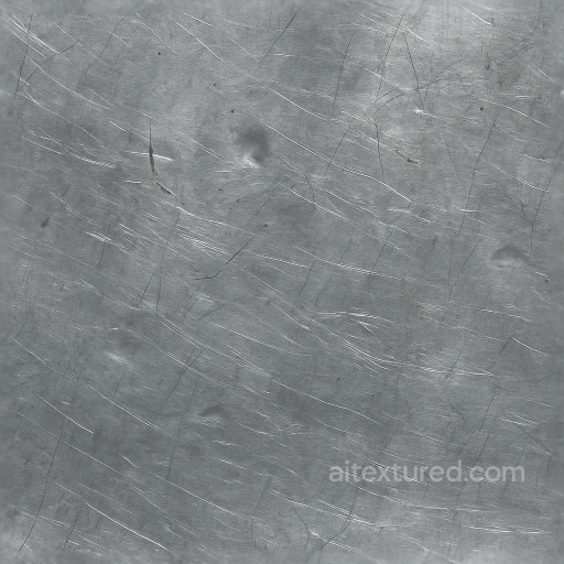 Scratched Steel Furniture Metal Surface Detail seamless Furniture metal PBR texture