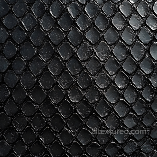 Black Scaled Skin Texture with Fine Surface Detailing seamless Skin PBR texture