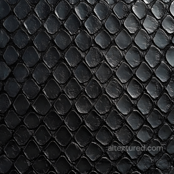 Black Scaled Skin Texture with Fine Surface Detailing Skin texture preview