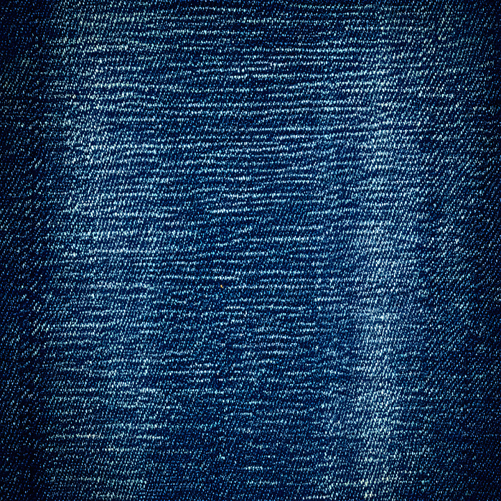 Cracked Denim with Fine Weave and Distressed Detailing seamless PBR texture preview