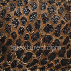 seamless Seamless 3D PBR Texture of Glossy Textured Brown and Hairy Leather with Raised Patches texture 8k free download PBR